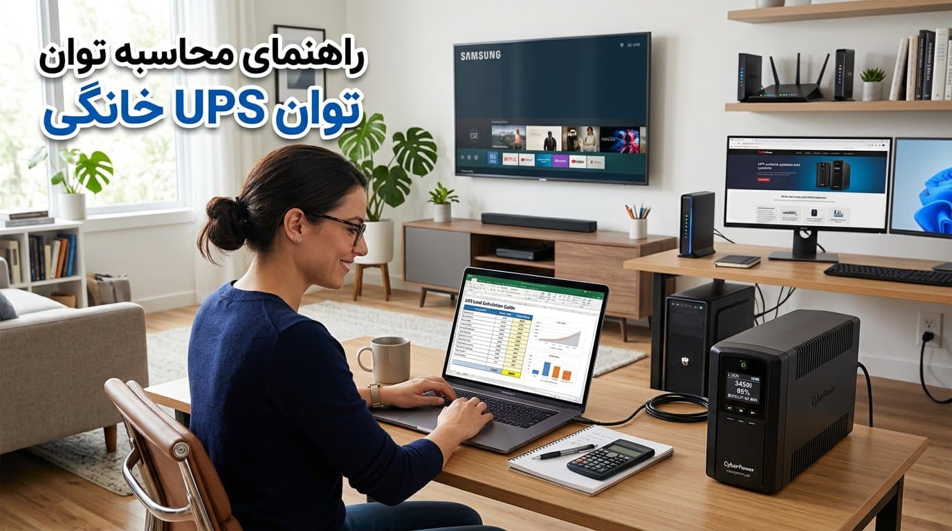 راهنمای محاسبه توان UPS خانگی | چطور UPS مناسب خانه خود را انتخاب کنیم؟ (۱۴۰۵)