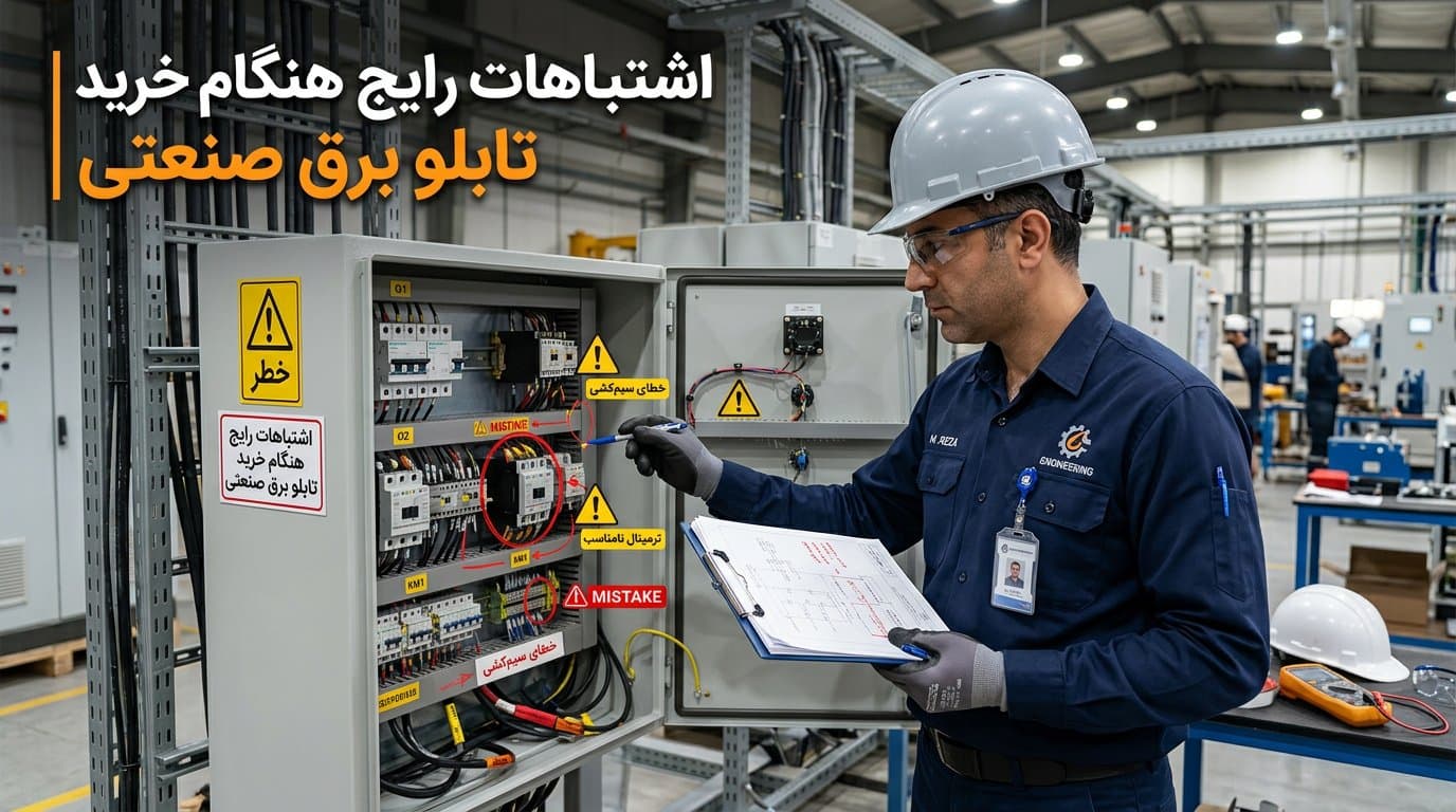 اشتباهات رایج هنگام خرید تابلو برق صنعتی | ۷ اشتباهی که نباید مرتکب شوید (۱۴۰۵)