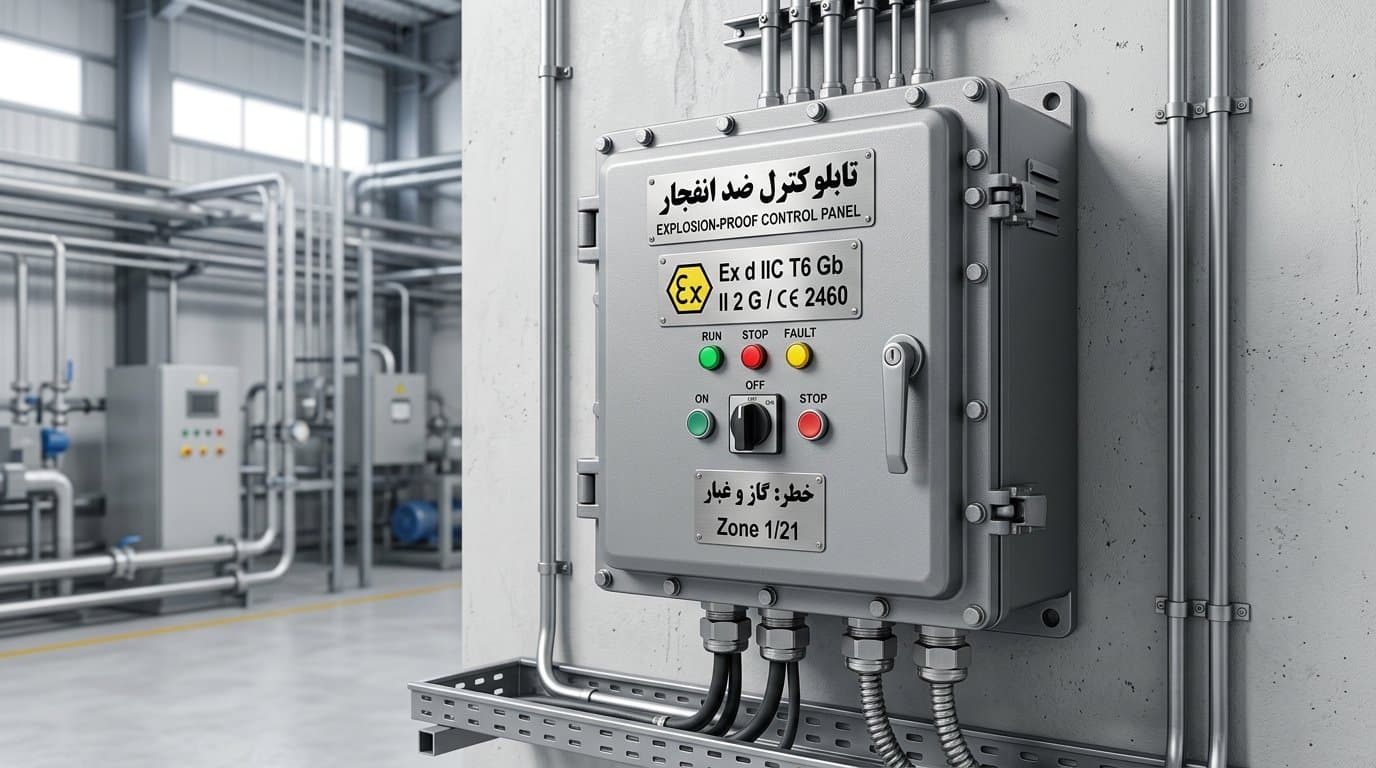 تابلو برق ضد انفجار (Ex) چیست؟ | انواع، کاربرد و نکات مهم انتخاب (۱۴۰۵)