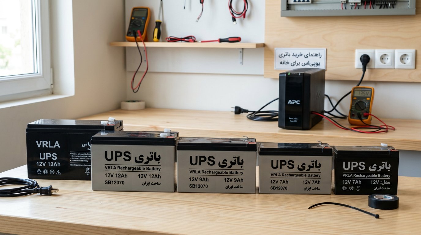 راهنمای خرید باتری UPS خانگی | انواع، عمر مفید و نکات مهم در سال ۱۴۰۵