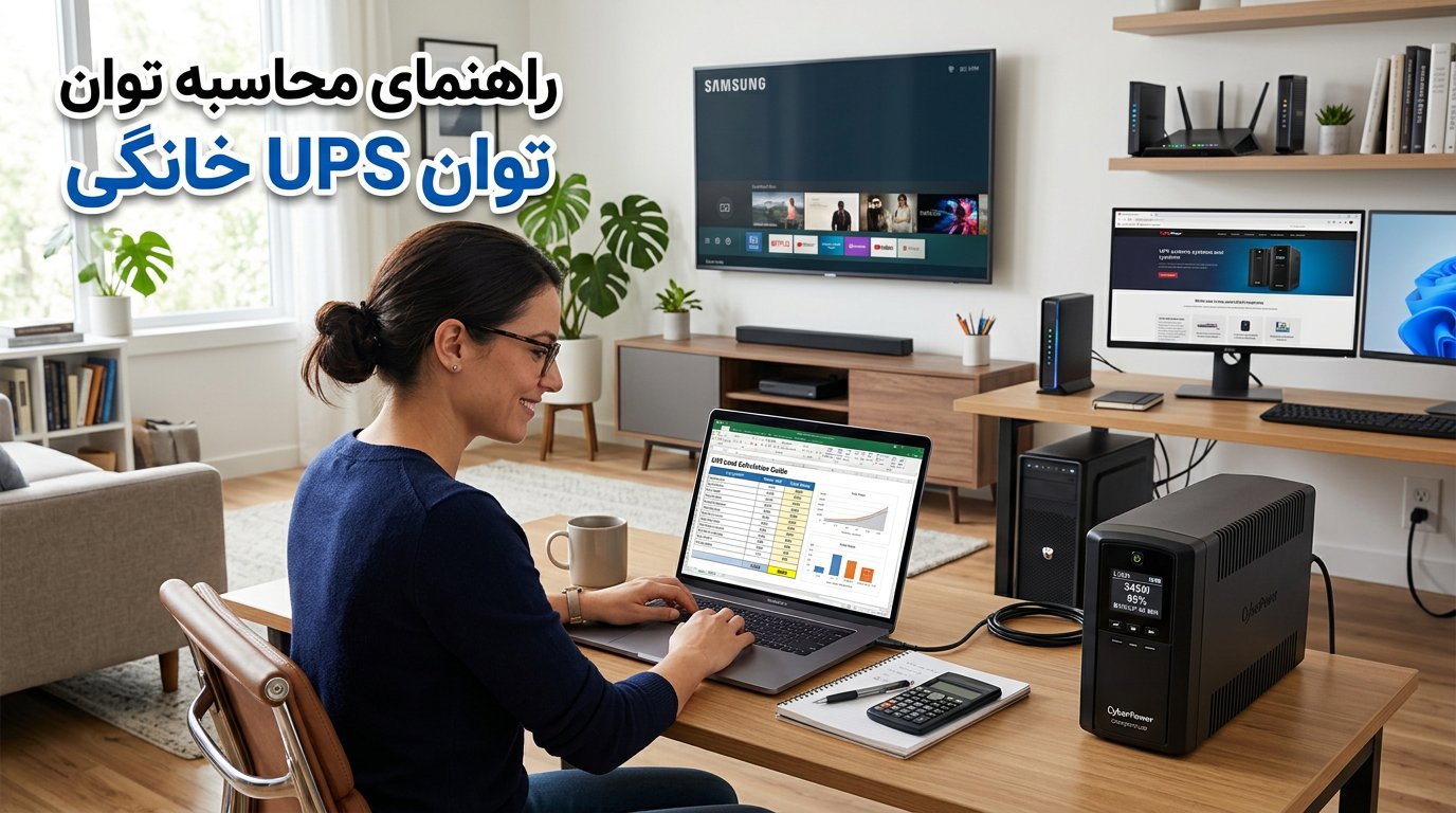 راهنمای محاسبه توان UPS خانگی | چطور UPS مناسب خانه خود را انتخاب کنیم؟ (۱۴۰۵)