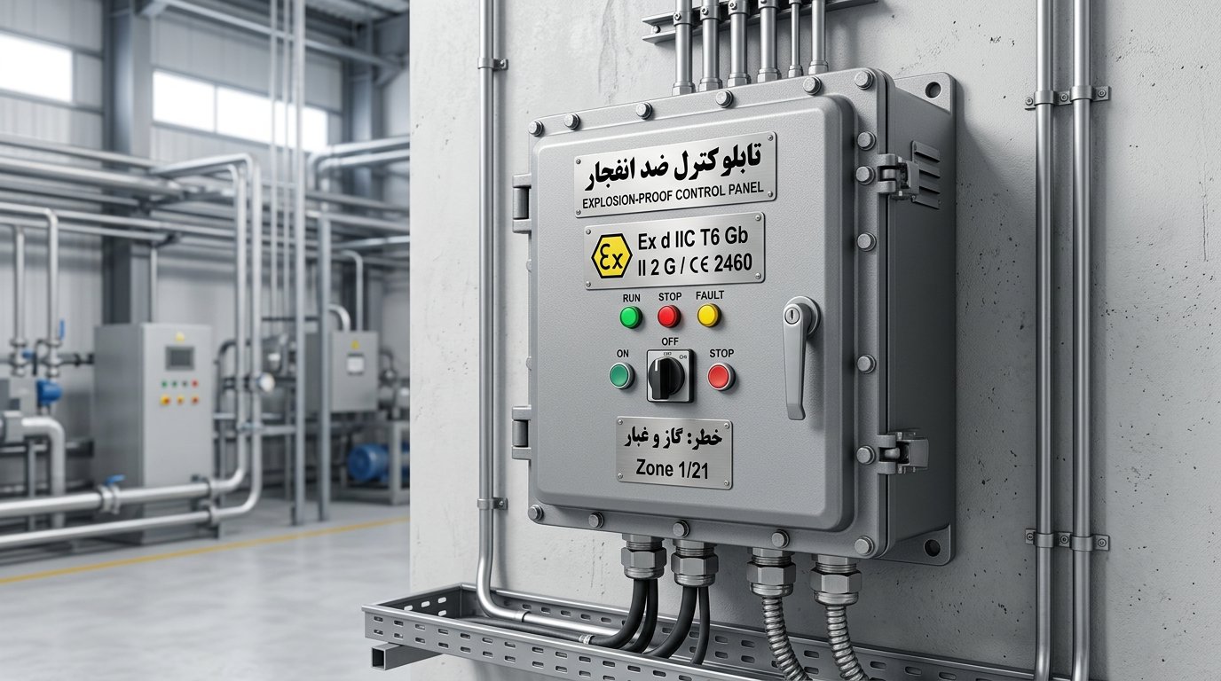 تابلو برق ضد انفجار (Ex) چیست؟ | انواع، کاربرد و نکات مهم انتخاب (۱۴۰۵)
