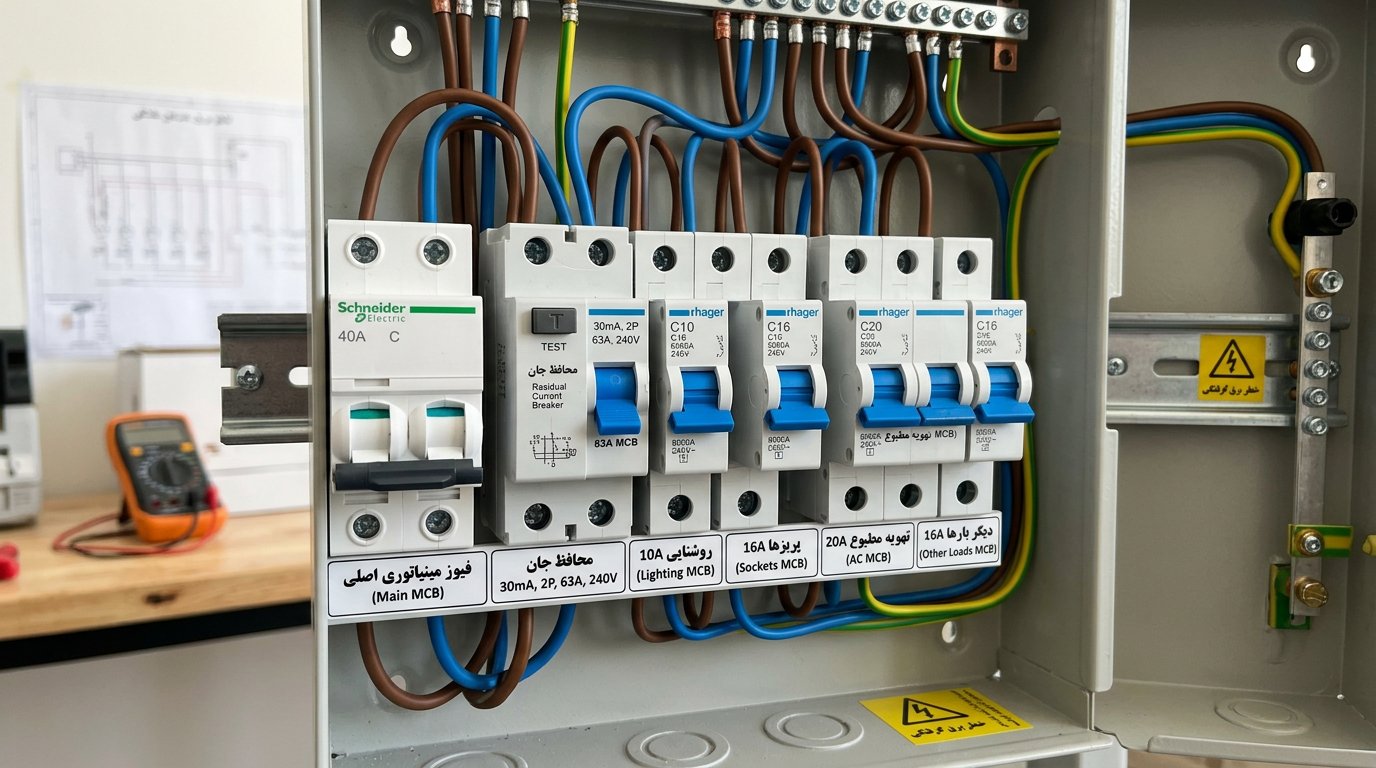 راهنمای خرید فیوز مینیاتوری و محافظ جان خانگی | تفاوت MCB و RCCB در سال ۱۴۰۵