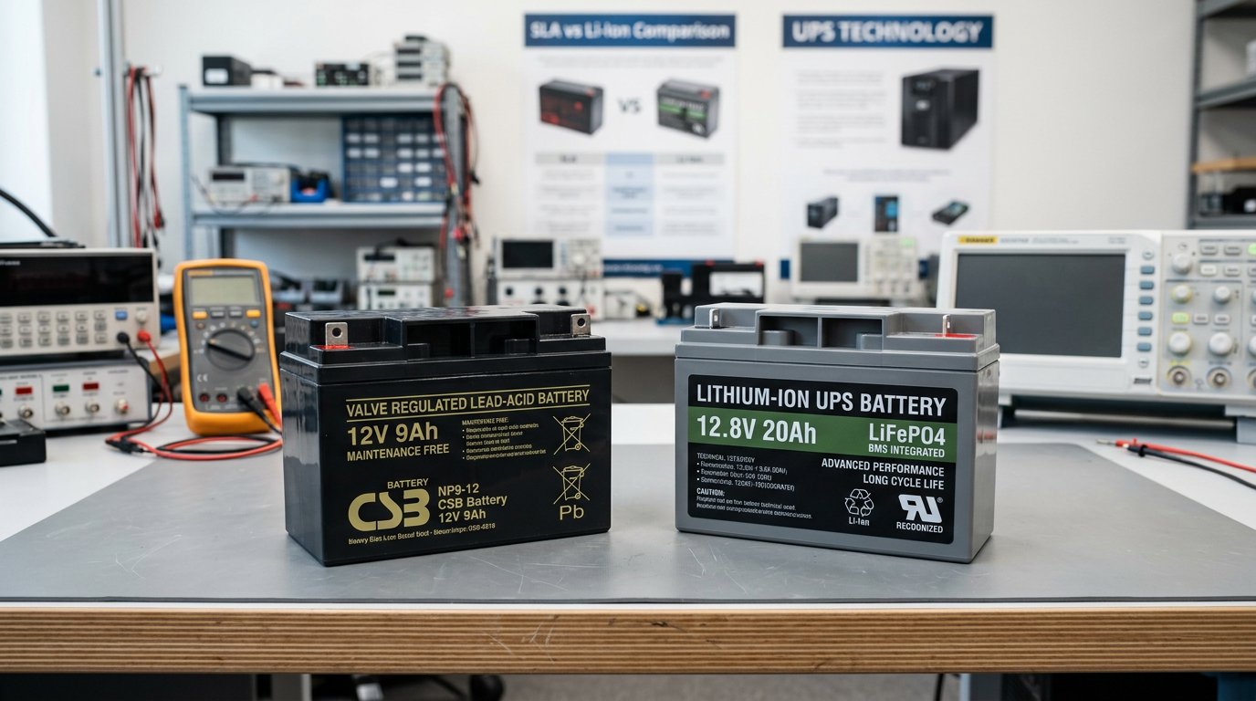 مقایسه باتری UPS سیلد لید اسید و لیتیوم یونی | کدام باتری برای UPS بهتر است؟ (۱۴۰۵)