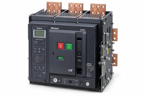 کلید هوایی 4000 آمپر فیکس LS همراه با بوبین قطع و وصل و موتور AS40E340V