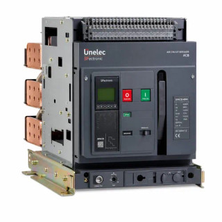 کلید هوایی، 1600 آمپر unelec، با ساختار بدنه فیکس، سری SPectronic